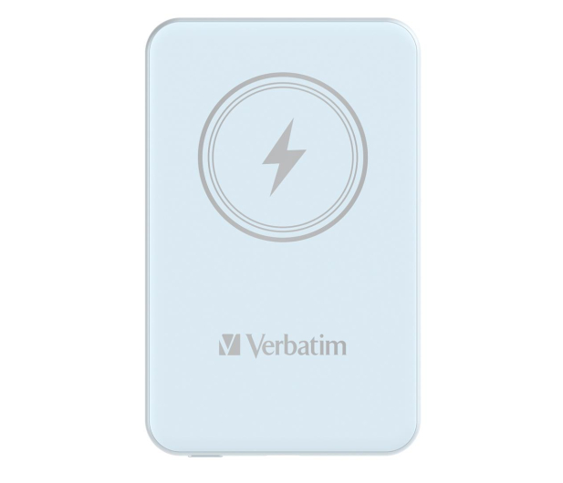 Verbatim Charge 'n' Go Magnetic Wireless Power Bank 5000mAh niebieski - 1236526 - zdjęcie 2